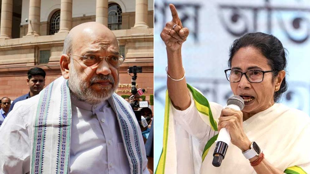 ‘আমরা চাইলে আপনাকে এক পা-ও বেরোতে দিতাম না’—অমিত শাহকে কড়া বার্তা মমতার