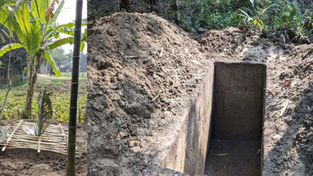 ৫ মাস পর কবর থেকে গৃহবধূর লাশ উত্তোলন